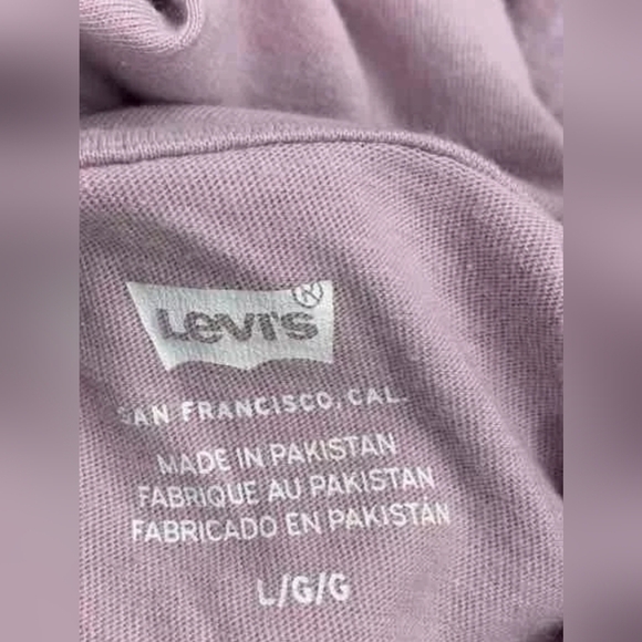 Levi Logo Perfect Tee Purple Shirt Size L NWT MSRP 24.50 - Picture 5 of 7